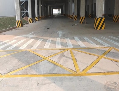 晋城晋城厂区道路标线施工
