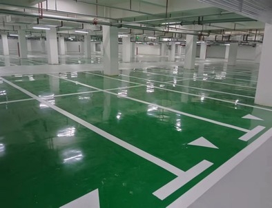 晋城晋城小区停车场标线