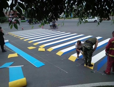 晋城晋城彩色路面标线施工